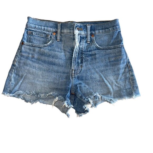 Madewell The Perfect Jean Short Raw Hem Womens Size 27 - Picture 2 of 7